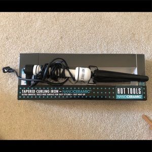 Hot tools tapered curling iron large